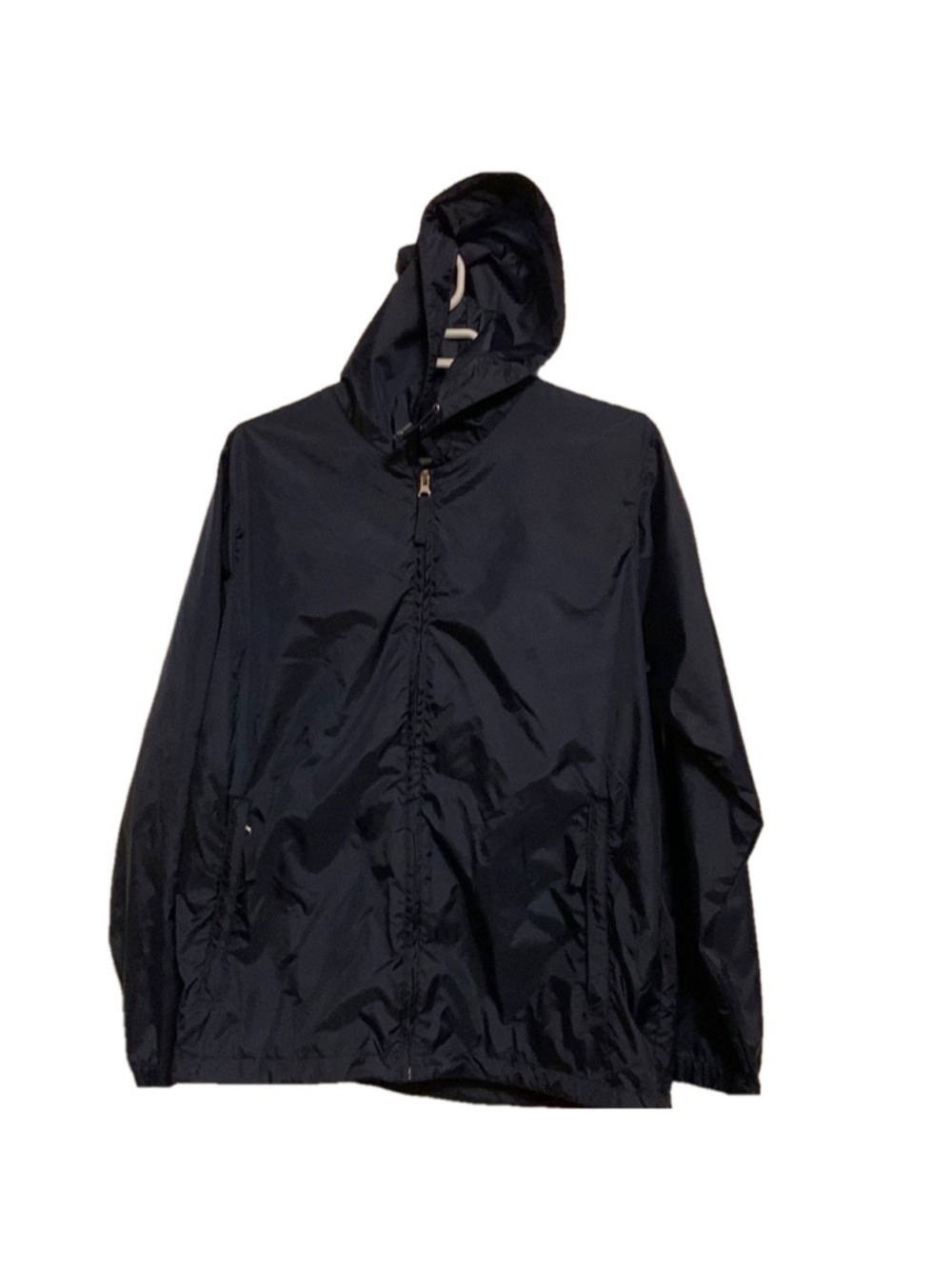 Athletic Works navy blue windbreaker large